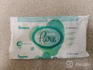 img 1 attached to Pampers Aqua Pure Wipes: Four-Pack for Gentle and Effective Baby Care review by Anastazja Fularczyk ᠌
