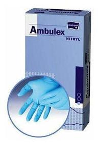 img 3 attached to Examination gloves Benovy Nitrile MultiColor textured on the fingers, 50 pairs, size: S, color: blue, 1 pack.