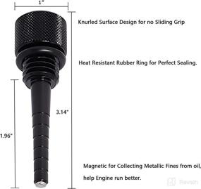 img 1 attached to 🧲 Magnetic Oil Dipstick for Predator 3500 Inverter Generator - Enhanced Performance and Compatibility (Black)