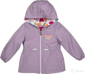 img 2 attached to 👶 Discover Reversible Soft & Sensible Jacket Coat for your Baby Girl by LONDON FOG