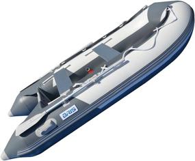 img 2 attached to 9.8Ft Надувная лодка Шлюпка Яхта Нежный рыболовный плот для катания на лодках и парусного спорта