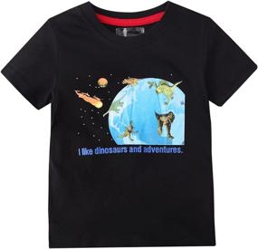 img 3 attached to 👕 MSSMART Summer Toddler Dinosaur Boys' Clothing - Tops, Tees & Shirts