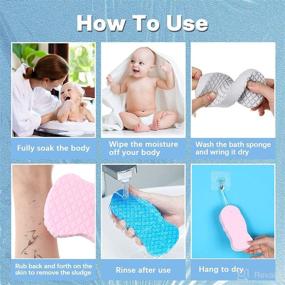 img 1 attached to Exfoliating Reusable Exfoliator Scrubber Children