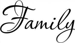 img 1 attached to Add Inspiration To Your Home With Family Wall Quote Decals Stickers!