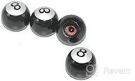 🎱 mavota 4pcs pool universal wheel tire 8 billiard ball valve stem caps - fun and stylish accessories for car/truck/bike in black логотип