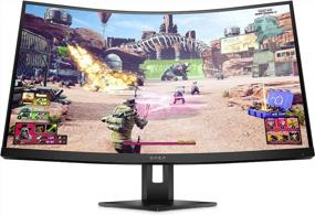img 4 attached to 🎮 Enhance Gaming Experience with HP Omen 27C QHD Curved 240Hz Gaming Monitor - 2560X1440P, DisplayPort™ 1.4, Audio Out
