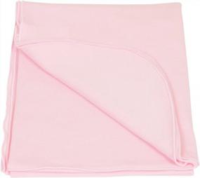 img 1 attached to Protect Your Little One With The Nozone Sun Protective Baby Blanket In Soft Pink Bamboo - UPF 50+