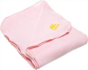 img 4 attached to Protect Your Little One With The Nozone Sun Protective Baby Blanket In Soft Pink Bamboo - UPF 50+