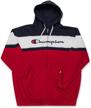 champion color block hoodie heather men's clothing good for active logo