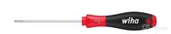 wiha 3.5mm x 100mm slotted screwdriver with softfinish handle for enhanced performance логотип