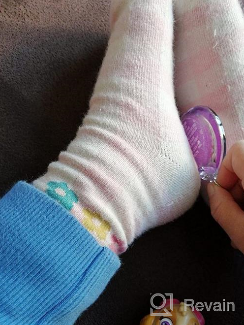 img 1 attached to 🧦 Cozi Foot Little Big Girls Socks: 5 Pairs of Soft Cotton Crew Socks for Cute and Comfortable Kids' Feet review by Tammy Thomas
