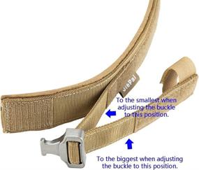 img 1 attached to JiePai Tactical Military Dog Collar For Medium And Large Breeds - Heavy Duty K9 Collar With Metal Buckle - Coyote Brown, Size Large