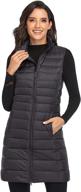 obosoyo women's packable ultra light down vest - winter puffer jacket for lightweight outdoor comfort logo