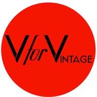 v for vintage logo