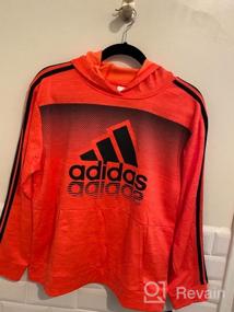 img 3 attached to 👕 Активная меланжевая одежда для мальчиков: толстовка с капюшоном Adidas Horizon