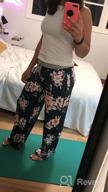 img 1 attached to Stay Comfy And Stylish With CCKO Tie-Dye Palazzo Lounge Pants For Women review by Frank Chinchilla