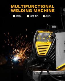 img 2 attached to DEKO 200A MIG/MMA SYNERGIC DC Inverter Welder, 110V/220V Digital Control With Wire Brush, Earthing Cable, Electrode Holder, Welding Gun And Digital Panel