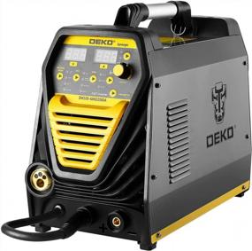 img 3 attached to DEKO 200A MIG/MMA SYNERGIC DC Inverter Welder, 110V/220V Digital Control With Wire Brush, Earthing Cable, Electrode Holder, Welding Gun And Digital Panel