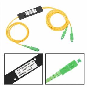 img 1 attached to Tosuny SC APC 1X2 Optical Splitter For High Performance Passive Optical Networks (PON) - Perfect For CATV, FTTH, And FOS Applications