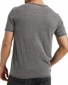 img 2 attached to Men'S Henley Shirts - Casual Long And Short Sleeve Henley T-Shirts In Regular Fit, Lightweight Button Tops By Yacooh