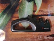 img 1 attached to Mechanical knife sharpener Wusthof Sharpeners 4347, ceramic/carbide, black review by Stanisaw Augustynowi ᠌