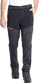 img 3 attached to Stay Warm And Dry With TREKEK Men'S Soft Shell Hiking And Ski Pants