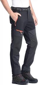 img 4 attached to Stay Warm And Dry With TREKEK Men'S Soft Shell Hiking And Ski Pants