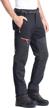 stay warm and dry with trekek men's soft shell hiking and ski pants logo