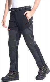 img 2 attached to Stay Warm And Dry With TREKEK Men'S Soft Shell Hiking And Ski Pants
