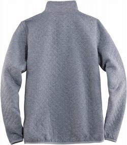img 3 attached to Женская стеганая толстовка с длинным рукавом и застежкой на пуговицах, пуловер, рубашка, топ