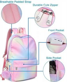 img 1 attached to 🎒 FITMYFAVO School Book bags for Girls | Backpacks for Elementary and College Women | Laptop Backpacks