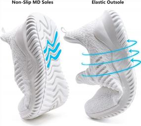 img 1 attached to Women'S Tennis Shoes: Memory Foam, Lightweight & Breathable For Running, Gym Workouts & More!