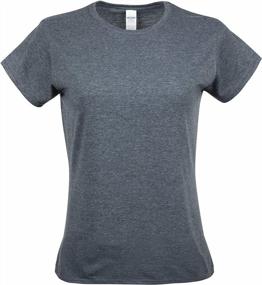 img 2 attached to Get Your Soft & Cozy Gildan Women'S Cotton T-Shirts - Pack Of 2 (Style G64000L)