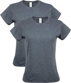 img 4 attached to Get Your Soft & Cozy Gildan Women'S Cotton T-Shirts - Pack Of 2 (Style G64000L)