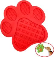 mycicy dog lick pad - идеальный коврик для медленного поедания с супер всасыванием для ухода за шерстью, дрессировки и купания без беспорядка! логотип