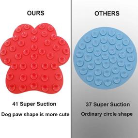 img 1 attached to Mycicy Dog Lick Pad - The Ultimate Slow Eating Mat With Super Suction For Mess-Free Grooming, Training And Bathing!