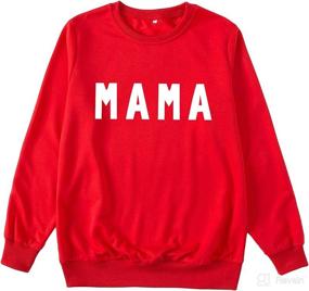 img 2 attached to Matching Outfits Sweatshirt Pullover Sweater Apparel & Accessories Baby Boys ... Clothing