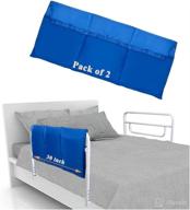 🛏️ protective bed rail covers for hospital beds - elderly adults & seniors bumper pads logo