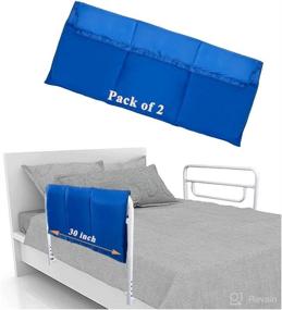 img 4 attached to 🛏️ Protective Bed Rail Covers for Hospital Beds - Elderly Adults & Seniors Bumper Pads