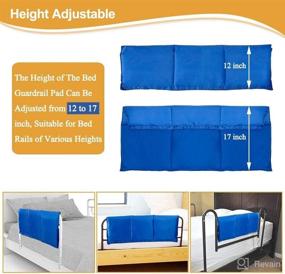 img 3 attached to 🛏️ Protective Bed Rail Covers for Hospital Beds - Elderly Adults & Seniors Bumper Pads