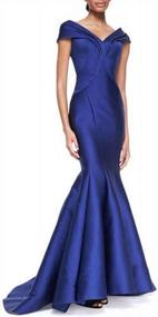 img 1 attached to Stunning Satin Mermaid Evening Dresses - Promworld Women'S Formal Wear Collection