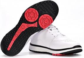 img 1 attached to Ultimate Comfort And Performance: NOXNEX Men'S Spikeless Golf Shoes