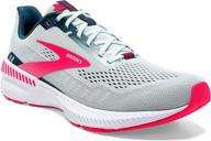 brooks launch primrose ombre metallic women's shoes : athletic logo