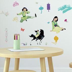 img 4 attached to Decorate Your Room With Mulan Peel And Stick Wall Decals - RMK4392SCS By RoomMates