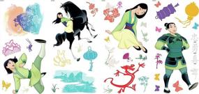 img 3 attached to Decorate Your Room With Mulan Peel And Stick Wall Decals - RMK4392SCS By RoomMates
