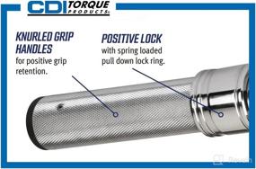 img 1 attached to 💪 CDI 2002MRMH 3/8-Inch Drive Metal Handle Click Type Torque Wrench | Torque Range 30-200 Inch-lbs