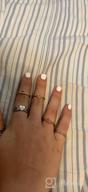 img 1 attached to Boho Chic Rhinestone Stackable Rings Set – Perfect For Trendy Teens And Women review by Sandhya Ramirez