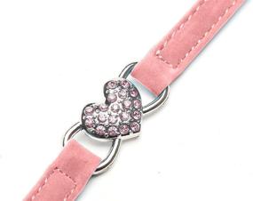 img 3 attached to 🐱 Pink CHUKCHI Heart Bling Cat Collar: Safety Belt & Bell Included, 8-11 Inches - Find the Perfect Accessory for Your Feline Friend!