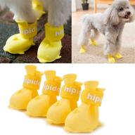 waterproof dog boots for snow and rain - idosys shoes for teddy pomeranian, bichon, and small/medium dogs логотип