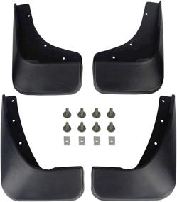 img 4 attached to 🚗 A-Premium Splash Guards Mud Flaps Mudguards Fender - Mazda CX-5 2013-2016, Front & Rear, 4-Piece Set